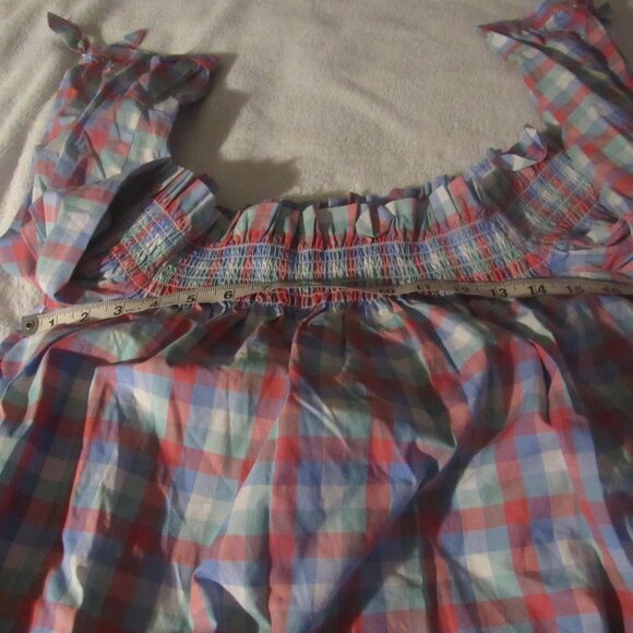 Kate Spade Off Shoulder Multi Colored Top Small USED - Picture 6 of 7